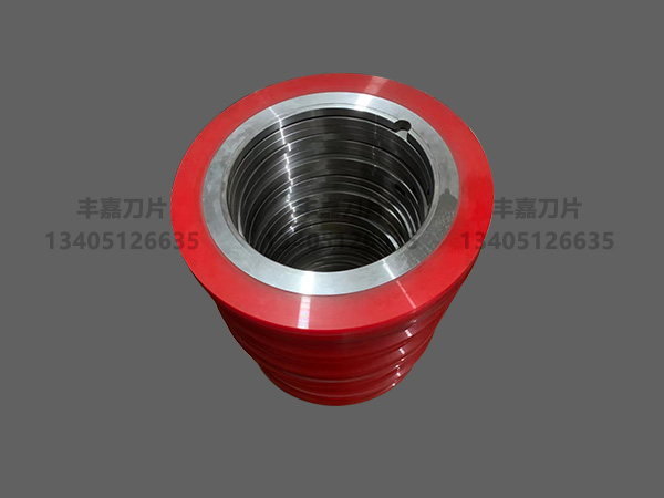 Slitting machine wrapping rubber sleeve